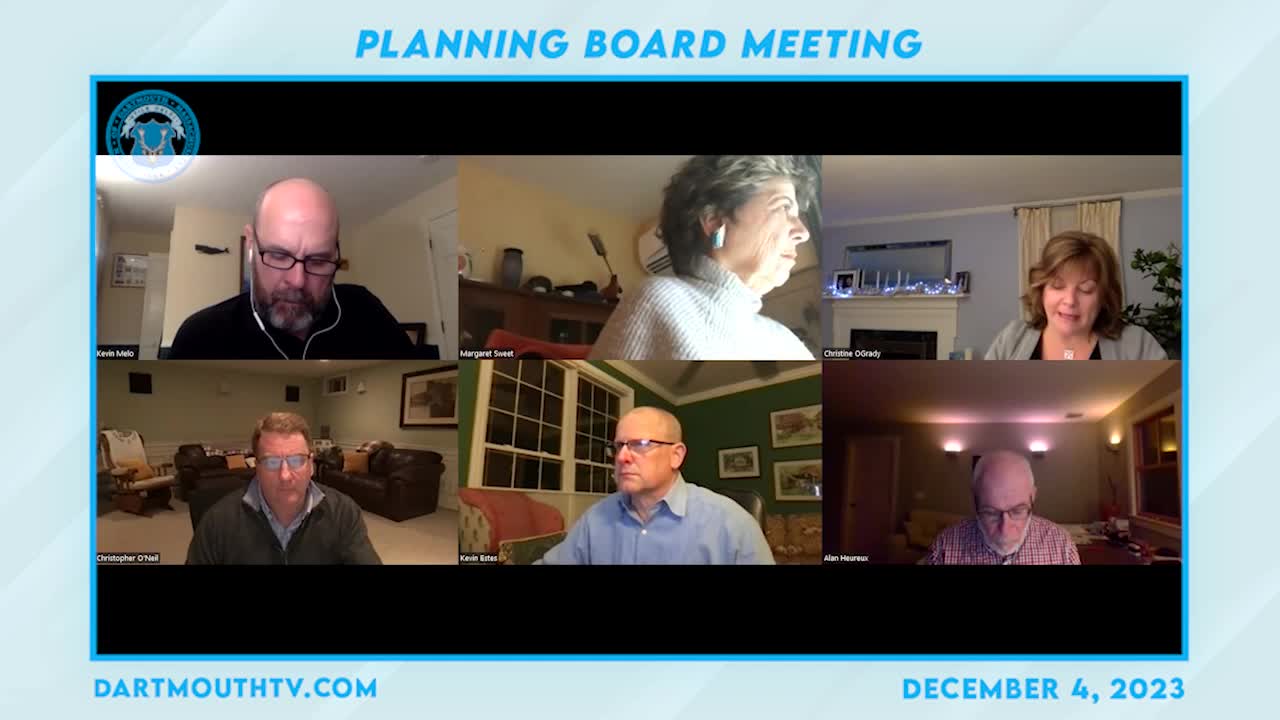 Planning Board Meeting December 4, 2023