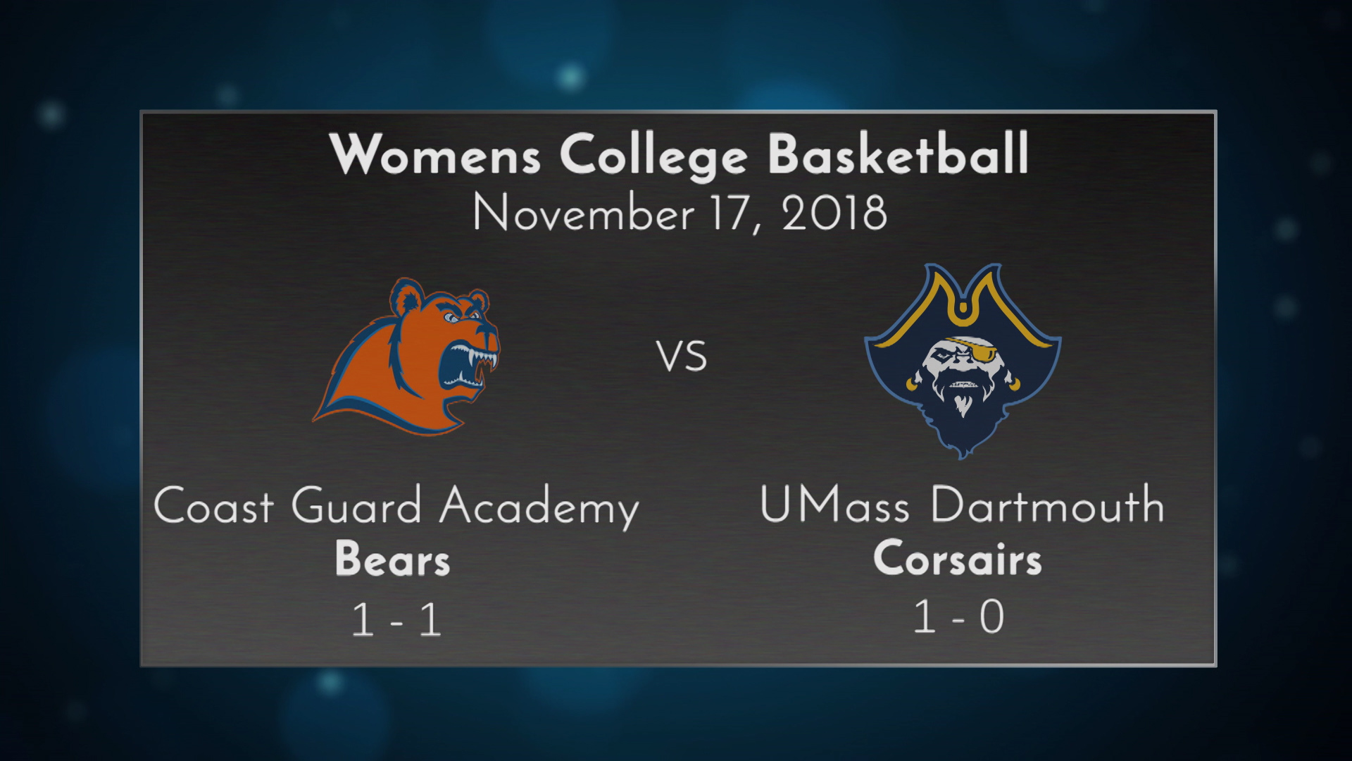Thumbnail image for UMass Dartmouth Womens Basketball vs Coast Guard - November 17, 2018