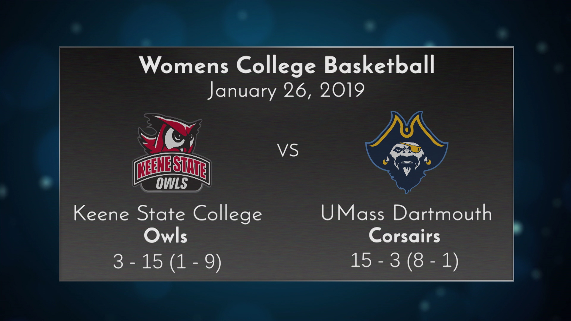 Thumbnail image for UMass Dartmouth Womens Basketball vs Keene State - January 26, 2019
