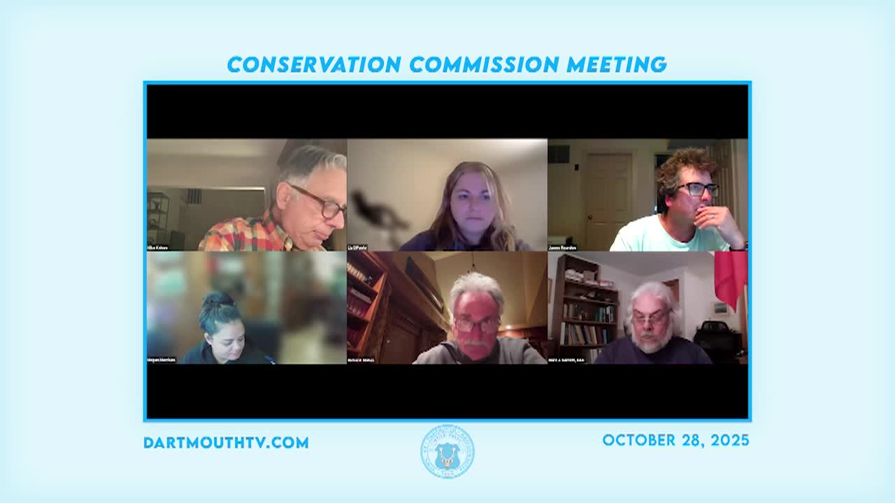 Conservation Commission Meeting - October 28, 2025