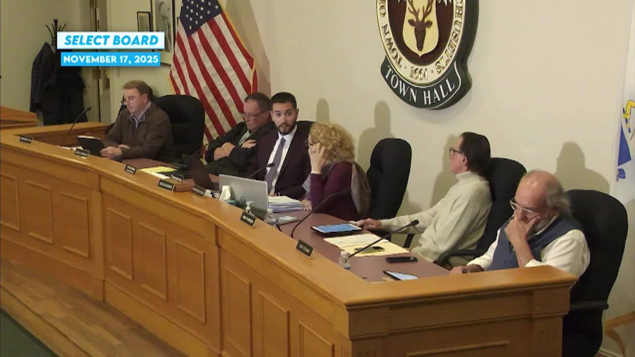 Select Board Meeting November 17, 2025