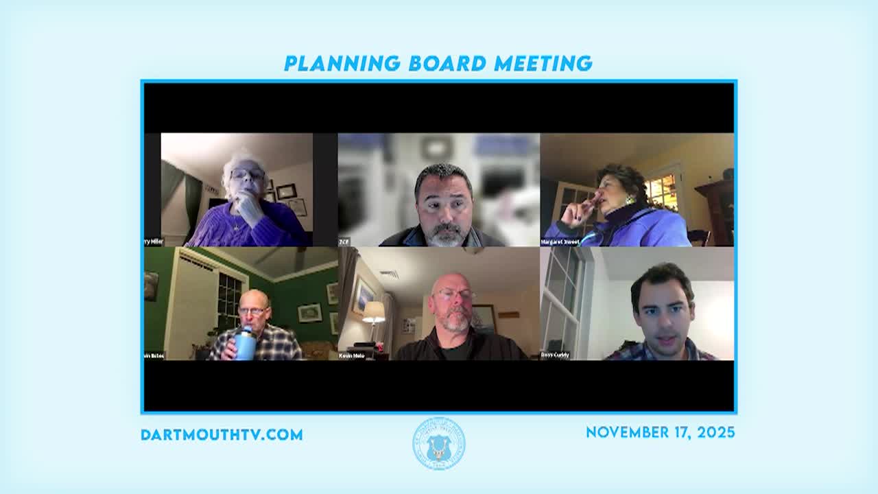Planning Board Meeting November 17, 2025