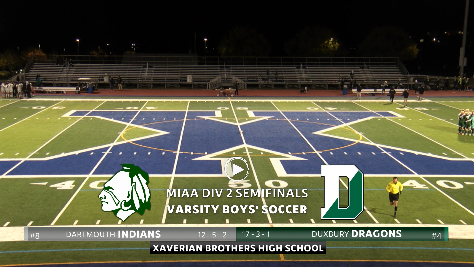 Dartmouth High Boys' Soccer vs Duxbury (MIAA Semifinals) - November 17, 2025