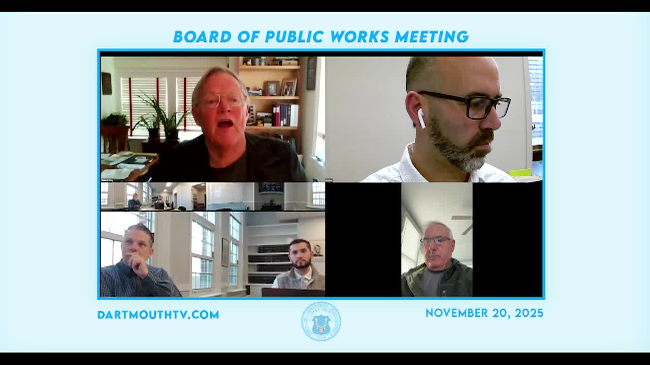Board of Public Works Meeting November 20, 2025