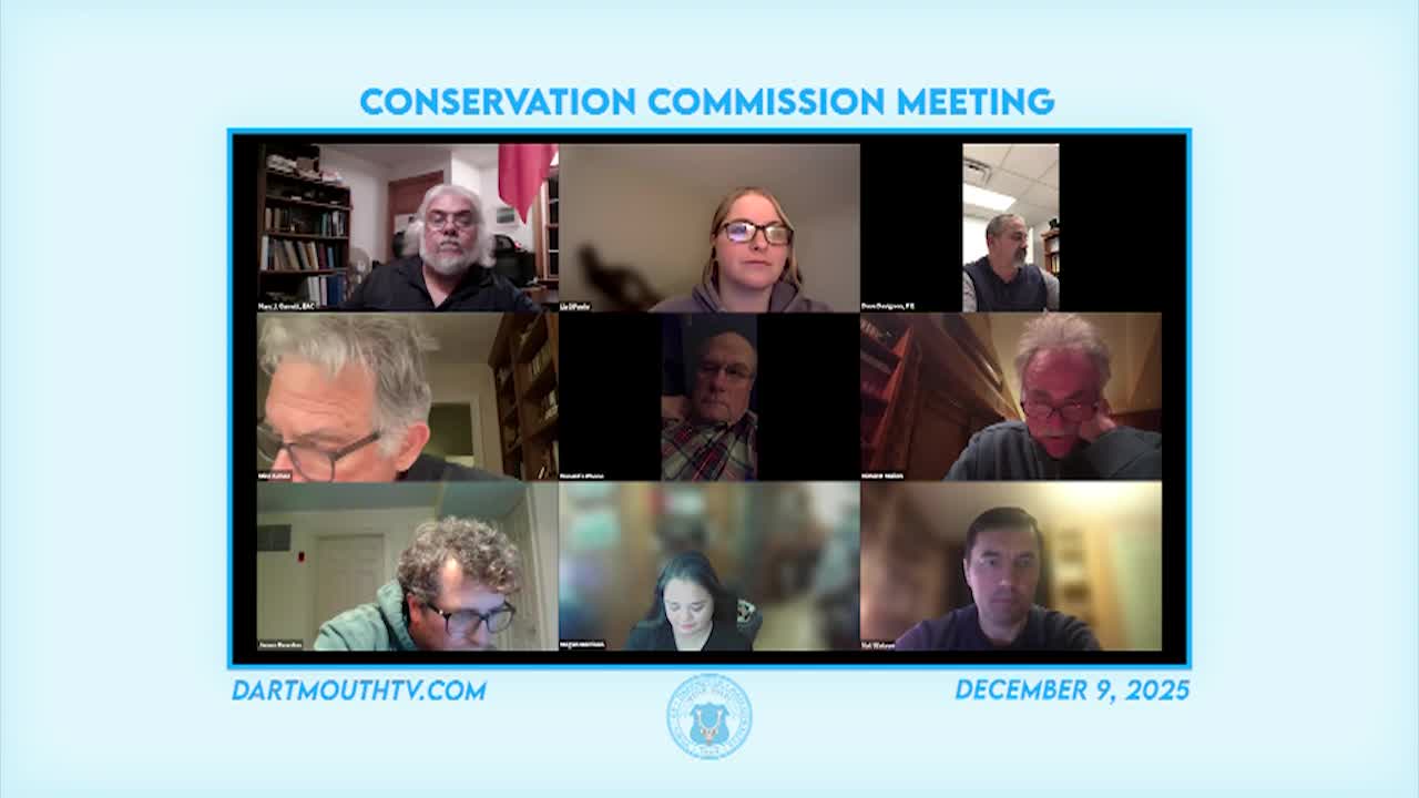 Conservation Commission Meeting - December 9, 2025