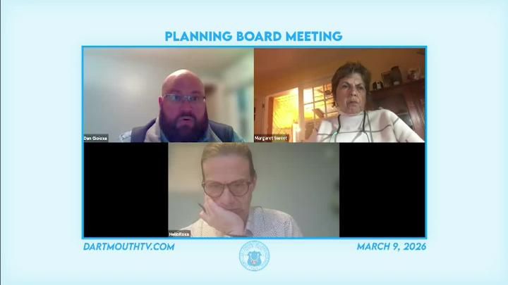 Thumbnail image for Planning Board Meeting - March 9, 2026