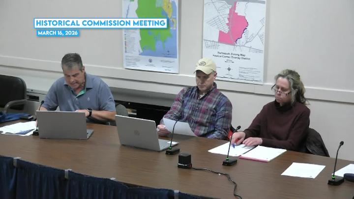 Thumbnail image for Historical Commission Meeting March 16, 2026