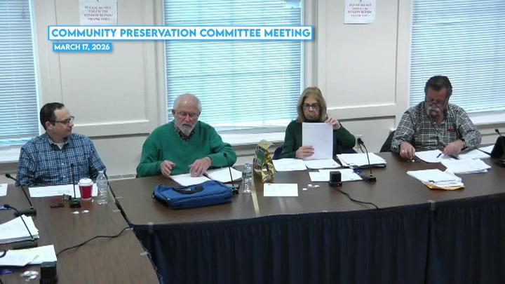 Thumbnail image for Community Preservation Committee Meeting - March 17, 2026