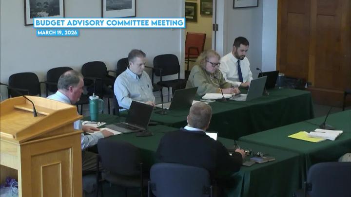 Thumbnail image for Budget Advisory Group Meeting - March 19, 2026
