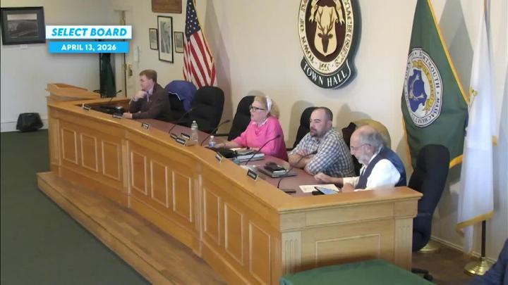 Thumbnail image for Select Board Meeting April 13, 2026