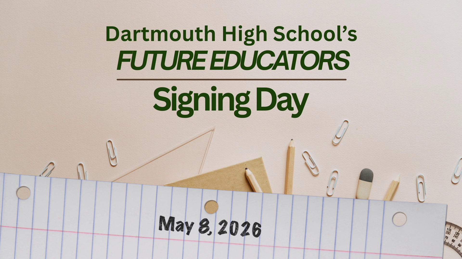 Thumbnail image for DHS Future Educators Signing Day - May 8, 2026
