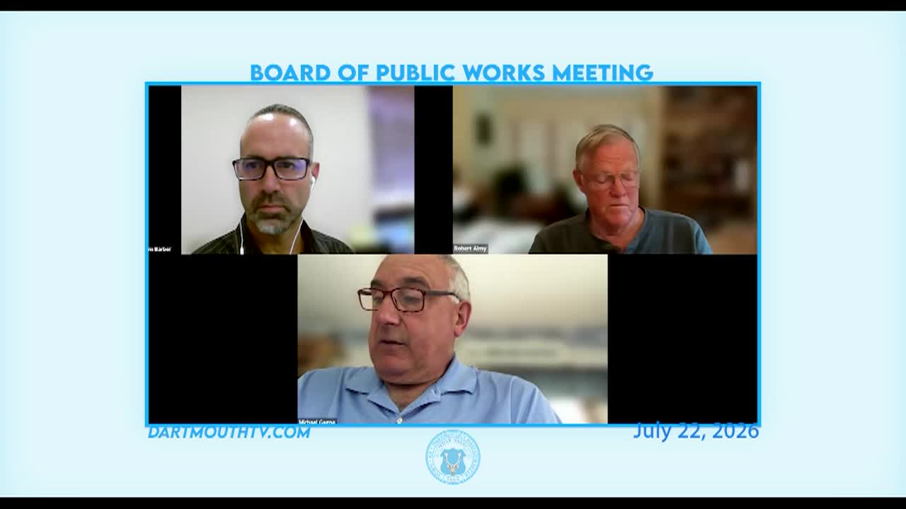 Thumbnail image for Board of Public Works Meeting July 22, 2026