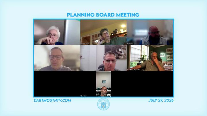 Thumbnail image for Planning Board Meeting - July 27, 2026