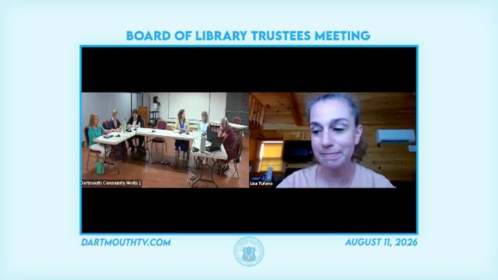 Thumbnail image for Board of Library Trustees Meeting August 11, 2026