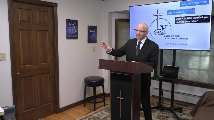 Thumbnail image for Lamb of God Christian Church Sunday Sermon - #238 Galatians 2_11-21
